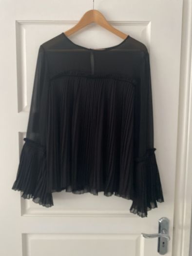 Beautiful sheer pleat ladies top, Vila