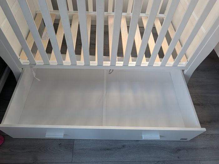 white oslo cot bed