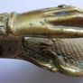 Vintage Brass Hand Paper Clip , Victorian Lady Hand Desk Clip Image 4