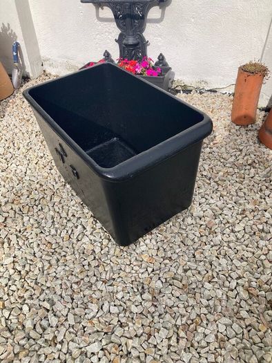 Antique army horse trough
