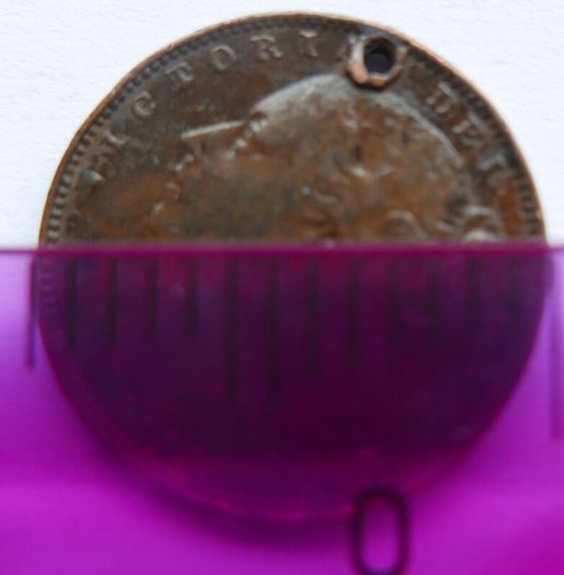 1850 Great Britain United Kingdom QUEEN VICTORIA Farthing