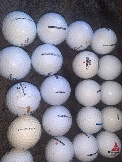 20 Mixed White golf balls