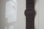 Lady's Wide Maroon Corduroy Belt.