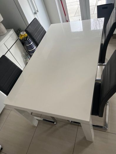 Dining table and chairs