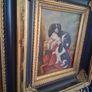 Naive Oil Painting King Charles Cavalier dogs Image 3
