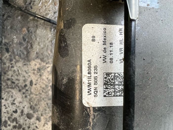 2018 5QN505235 completely rear suspension CARRIER SUBFRAME Volkswagen Tiguan Allspace 16800km