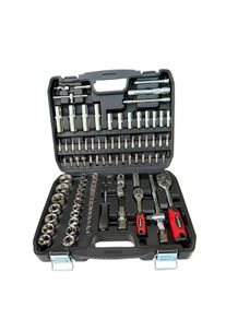 100PC Socket Set - 1/2 & 1/4 Drive