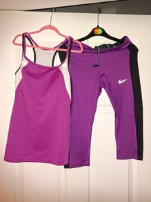 Running clothes, size XS