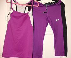 Running clothes, size XS