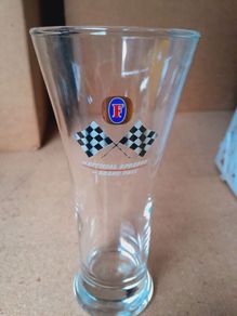 Foster's Grand Prix glass &box 1998