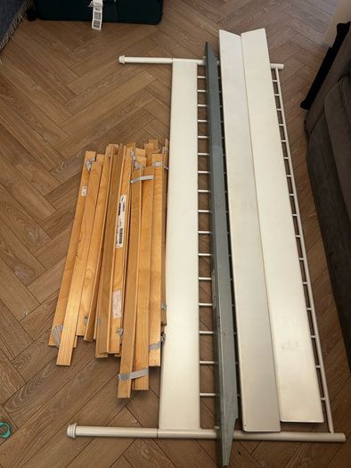 Ikea LEIRVIK Bed Frame 160 x 200 cm White