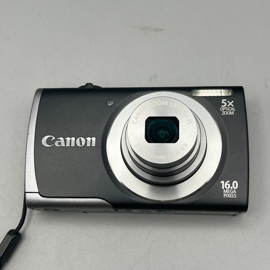 Canon PowerShot A3500 IS 16MP Digital Camera Black - Full Kit