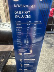 golf club set, unwanted gift