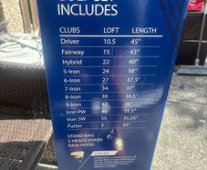 golf club set, unwanted gift