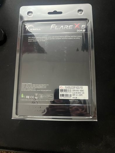 G.Skill DDR5 RAM - 32gb Pc 6000 Cl32 (2x16gb) Flare Amd Expo