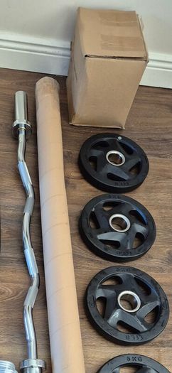 brand new olympic weight lifting set