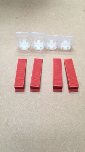 Complete Professional tiling system clips, wedges, pliers, see text for details pls
