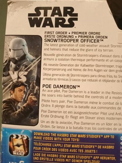 Star Wars Snow Trooper Officer And Poe Dameron