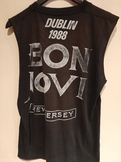 rock tee vintage Bon Jovi 1988