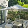 Garden parasol and base Image 10