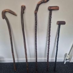 Walking sticks, cudgels and keyrings