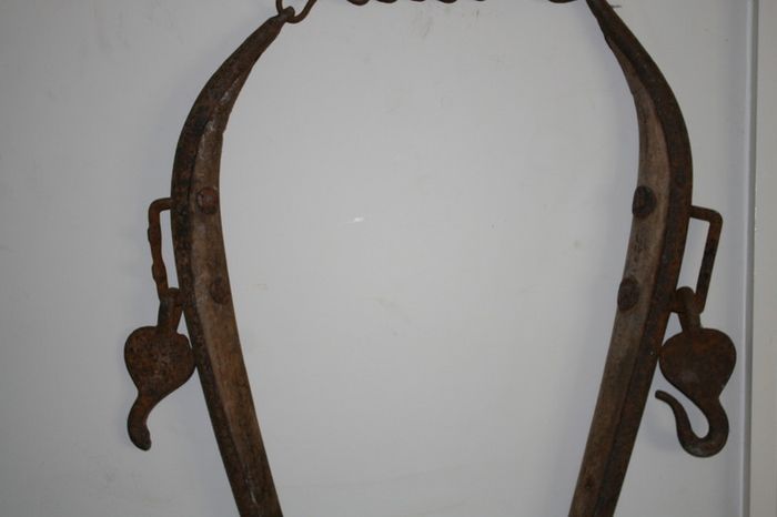 Vintage Wooden & Metal Horse Harness Hames