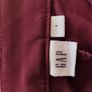 Gap burgundy skinny trousers, zip details, size 8 Image 5