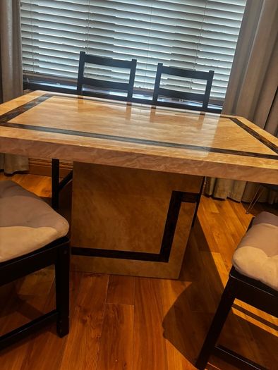 marble table