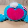 Nici Bud Belly Hippo Large 33cm 13" Lying Down Hot Pink Heart Soft Toy Vintage Image 5