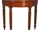 Solid Mahogany Console Table Semi-circular half moon Telephone Table