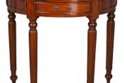 Solid Mahogany Console Table Semi-circular half moon Telephone Table