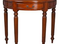 main image for ad Solid Mahogany Console Table Semi-circular half moon Telephone Table