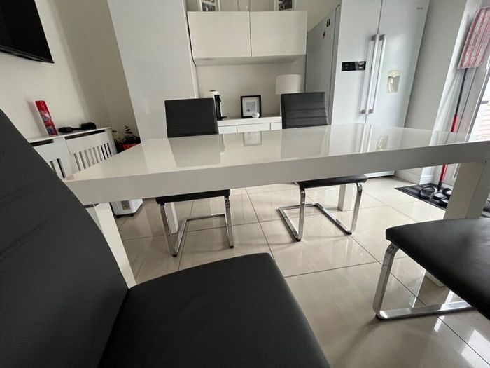 Dining table and chairs
