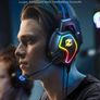 Gaming Headset for PS4 PS5 PC Xbox One Switch, Over Ear Headphones with Surround Sound, Noise Cancelling Mic, Suspension Headband (FREE POSTAGE) Image 5