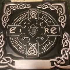 gaa plaque handmade free postage