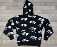 Daily Paper All Over Print Hoodie Mens Large