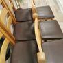 Heavy oak chairs Image 2