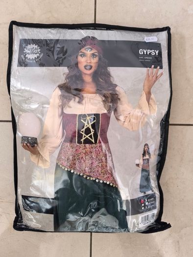 Gypsy girl dress costume size S great for Halloween