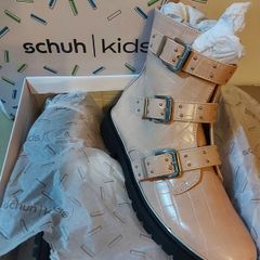 Schuh kids pale pink studs buckle boots size 5 UK new boxed