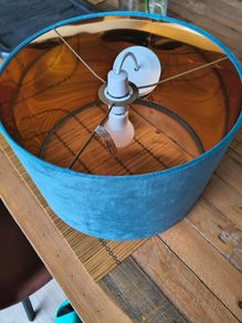 Velvet Lampshade