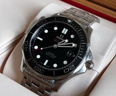 Omega Seamaster Diver Black non wave/ ceramic bezel full set