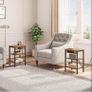 2 Bedside Tables, Side Table with Charging Station Image 9