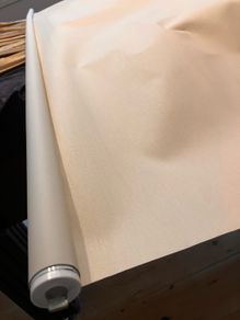 Cream roller blinds