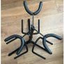 Electric Guitar stand Comfortably takes 3 instruments and collapses for hand storage/travel height adjustment option  electric acoustic classical guitar parts accessories Image 2