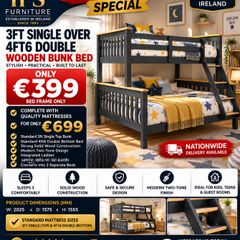 Triple Bunks To Clear Only 399 Euro