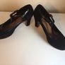 Clarks Ladies Suede Leather Mary Jane Court Shoes Wide Fit size 7.5 E Can Post Image 8