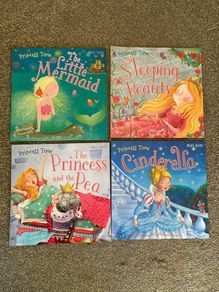 4 Princess time childrens books