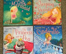 4 Princess time childrens books
