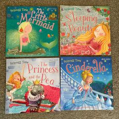 4 Princess time childrens books