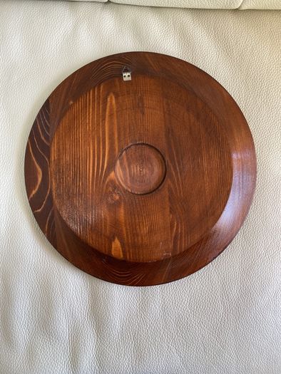 Polish Carved Wooden Plate